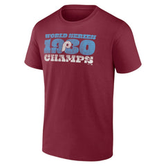 Philadelphia Phillies Cooperstown Collection Swing Away T-Shirt Burgundy