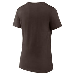 San Diego Padres Women's One Champion V-Neck T-Shirt Brown