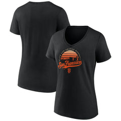 San Francisco Giants Women's One Champion V-Neck T-Shirt Black