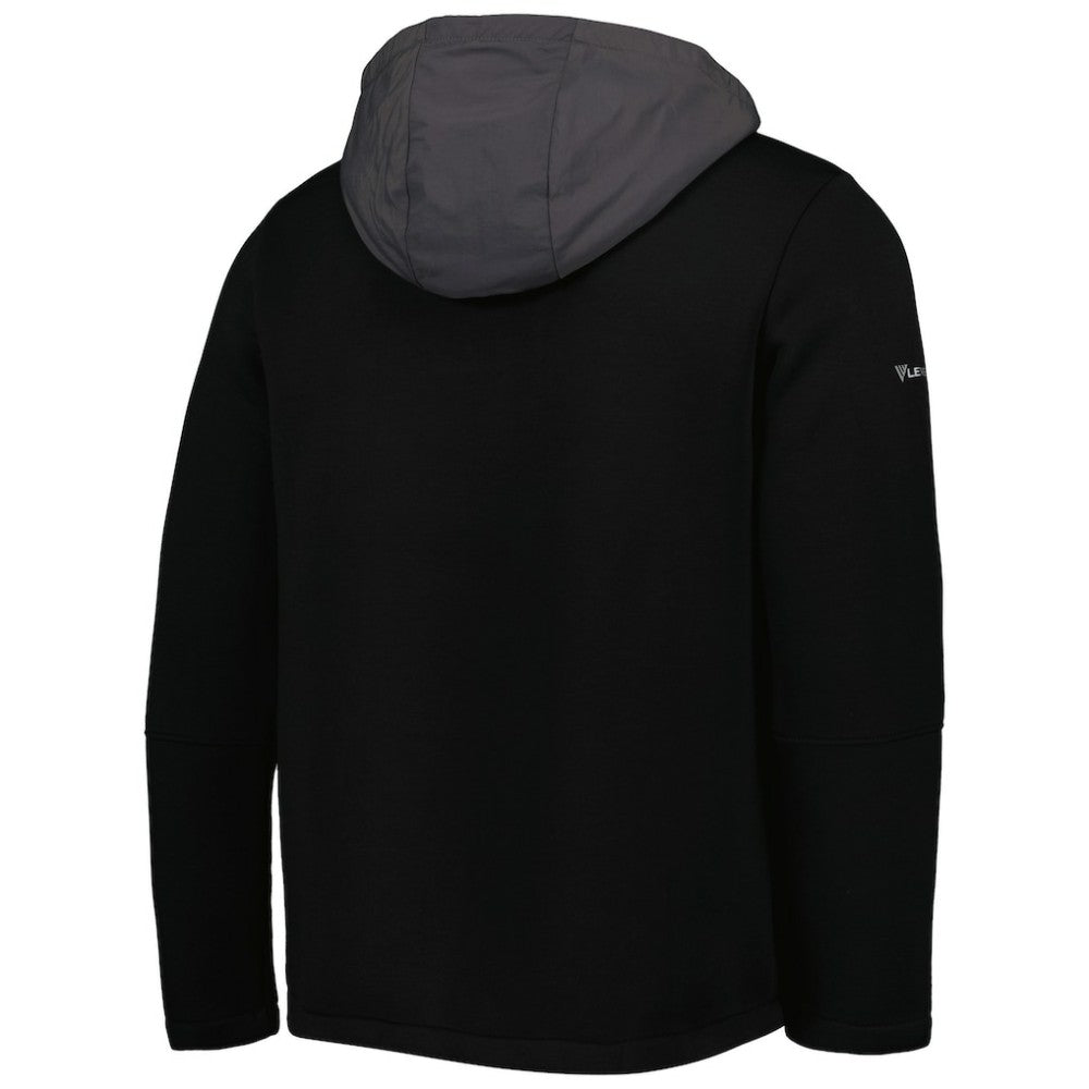 Chicago White Sox Levelwear Ruckus Quarter-Zip Hoodie Black