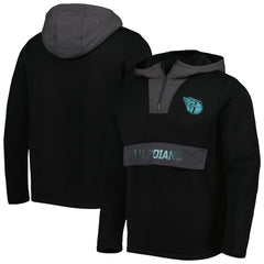 Cleveland Guardians Levelwear Ruckus Quarter-Zip Hoodie Black
