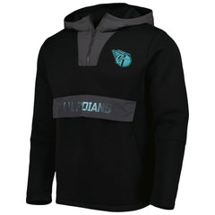 Cleveland Guardians Levelwear Ruckus Quarter-Zip Hoodie Black