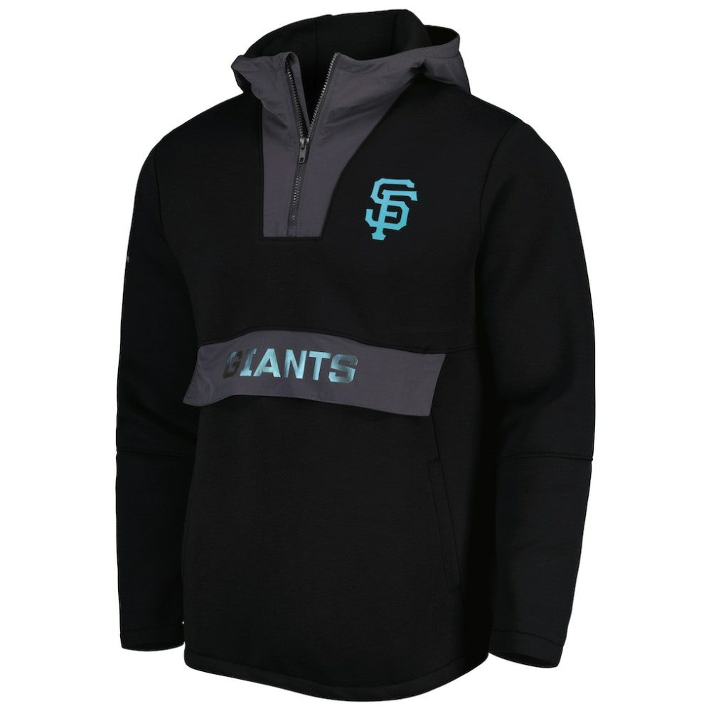 San Francisco Giants Levelwear Ruckus Quarter-Zip Hoodie Black