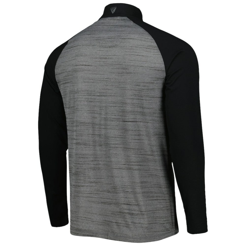 Chicago White Sox Levelwear Vandal Raglan Quarter-Zip Top Heather Gray