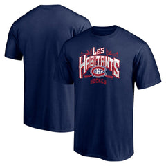 Montreal Canadiens Hometown Collection Push Ahead T-Shirt Navy