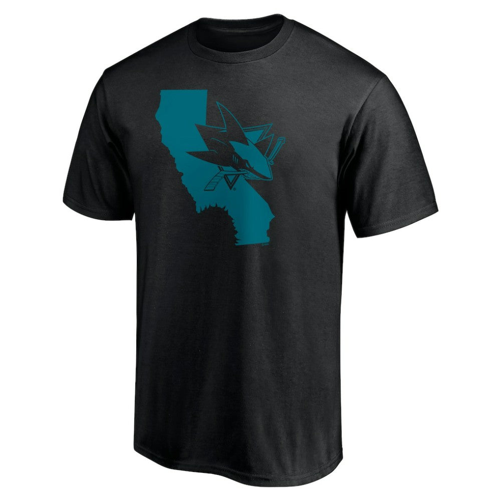 San Jose Sharks Hometown Collection Push Ahead T-Shirt Black