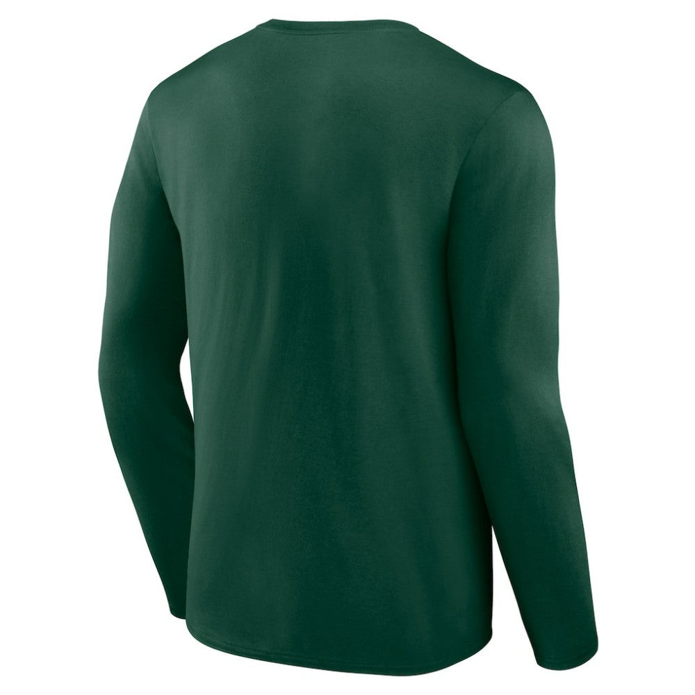 Minnesota Wild Team Covert Long Sleeve T-Shirt Green