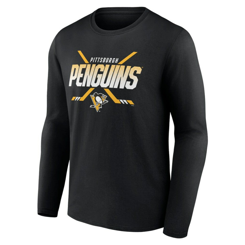 Pittsburgh Penguins Team Covert Long Sleeve T-Shirt Black