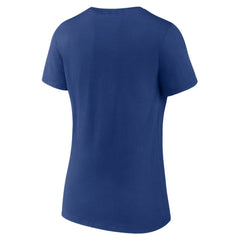 Vancouver Canucks Women's Active Edge V-Neck T-Shirt Blue