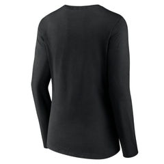 Ottawa Senators Women's Forge Long Sleeve V-Neck T-Shirt Black