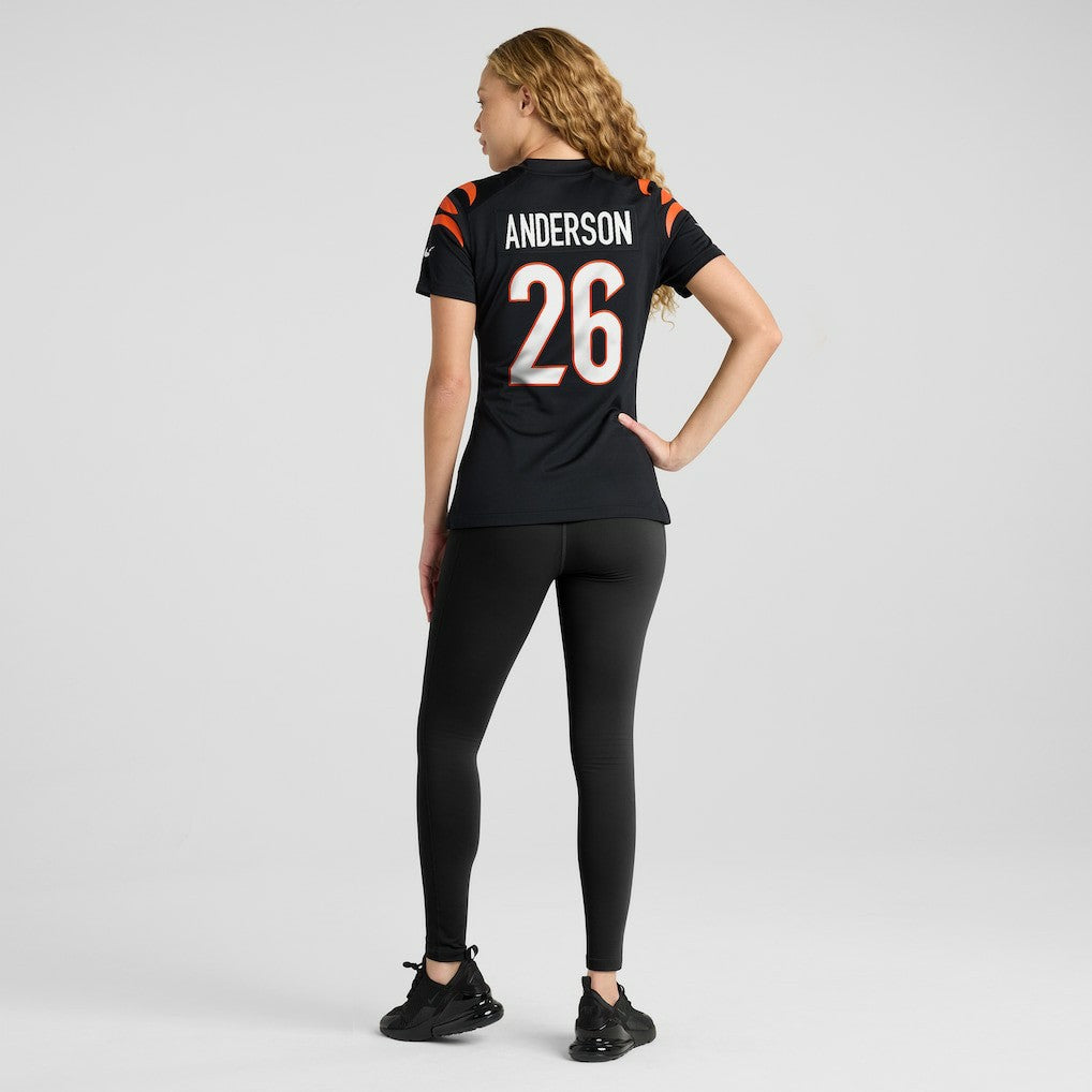 Tycen Anderson Cincinnati Bengals Women's Game Player Jersey - Black