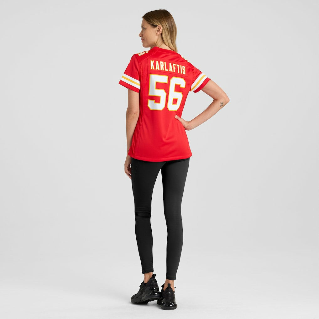 George Karlaftis Kansas City Chiefs Women's Game Player Jersey - Red