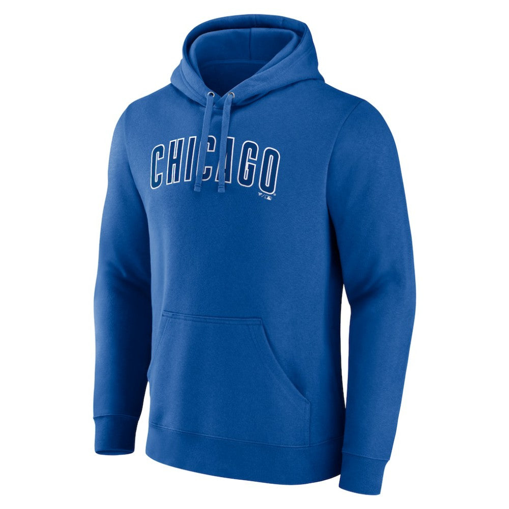 Chicago Cubs Official Wordmark Pullover Hoodie Royal
