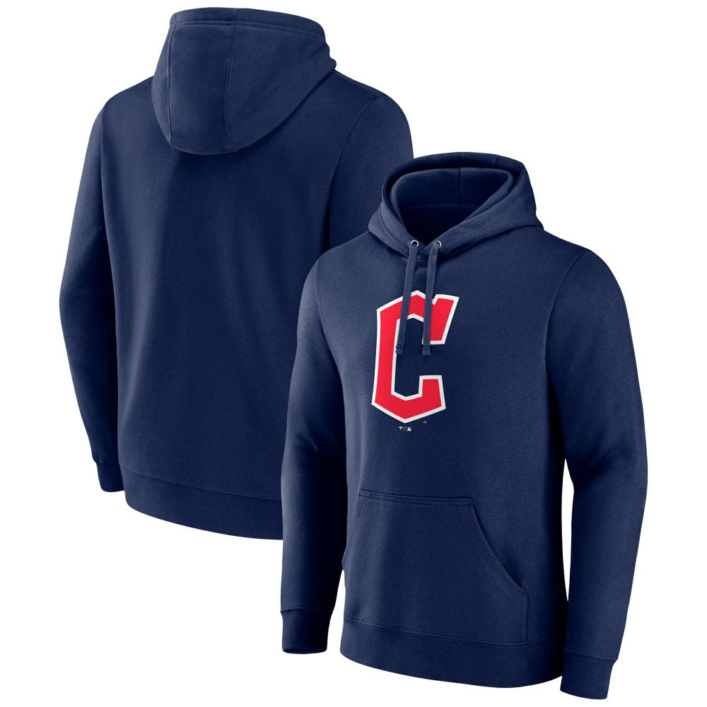 Cleveland Guardians Official Wordmark Pullover Hoodie Navy