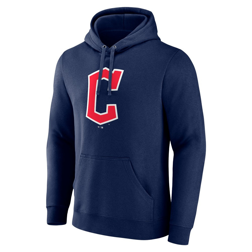 Cleveland Guardians Official Wordmark Pullover Hoodie Navy