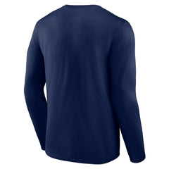 Atlanta Braves Heart and Soul Long Sleeve T-Shirt Navy