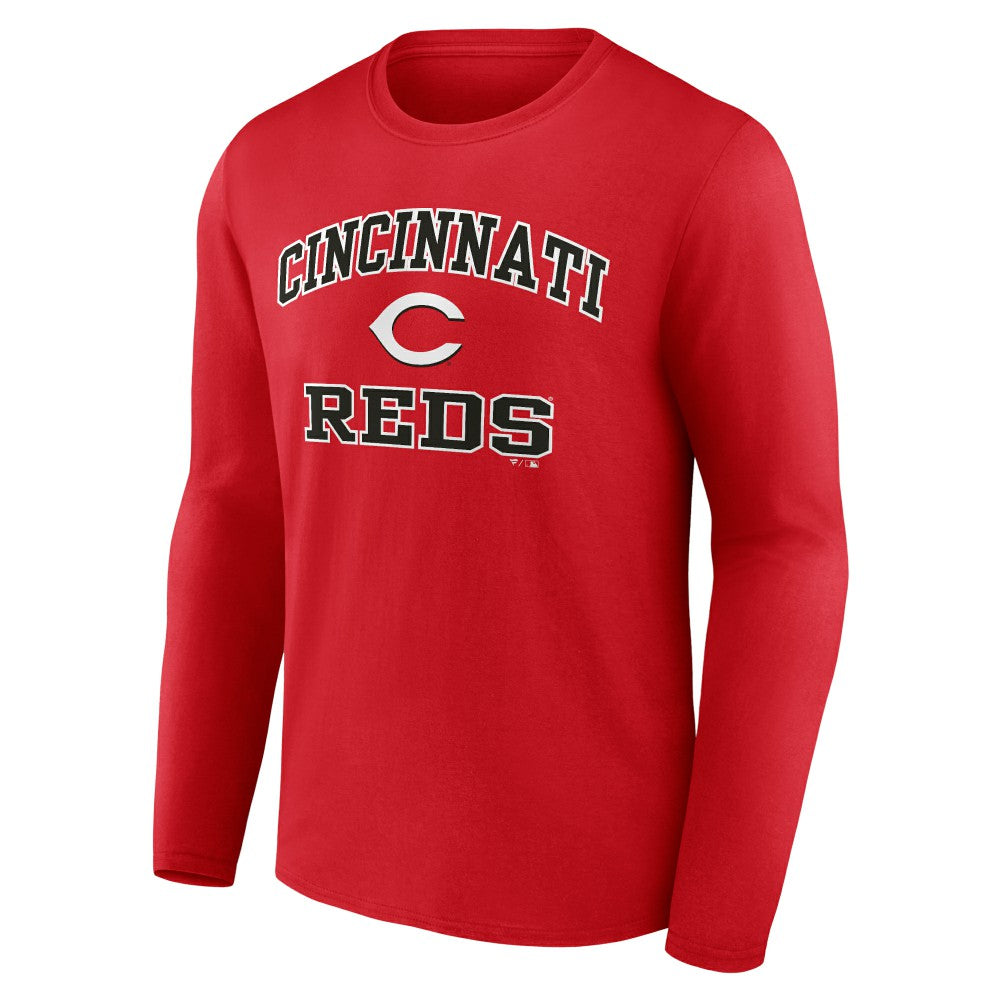Cincinnati Reds Heart and Soul Long Sleeve T-Shirt Red