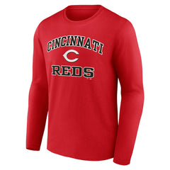 Cincinnati Reds Heart and Soul Long Sleeve T-Shirt Red