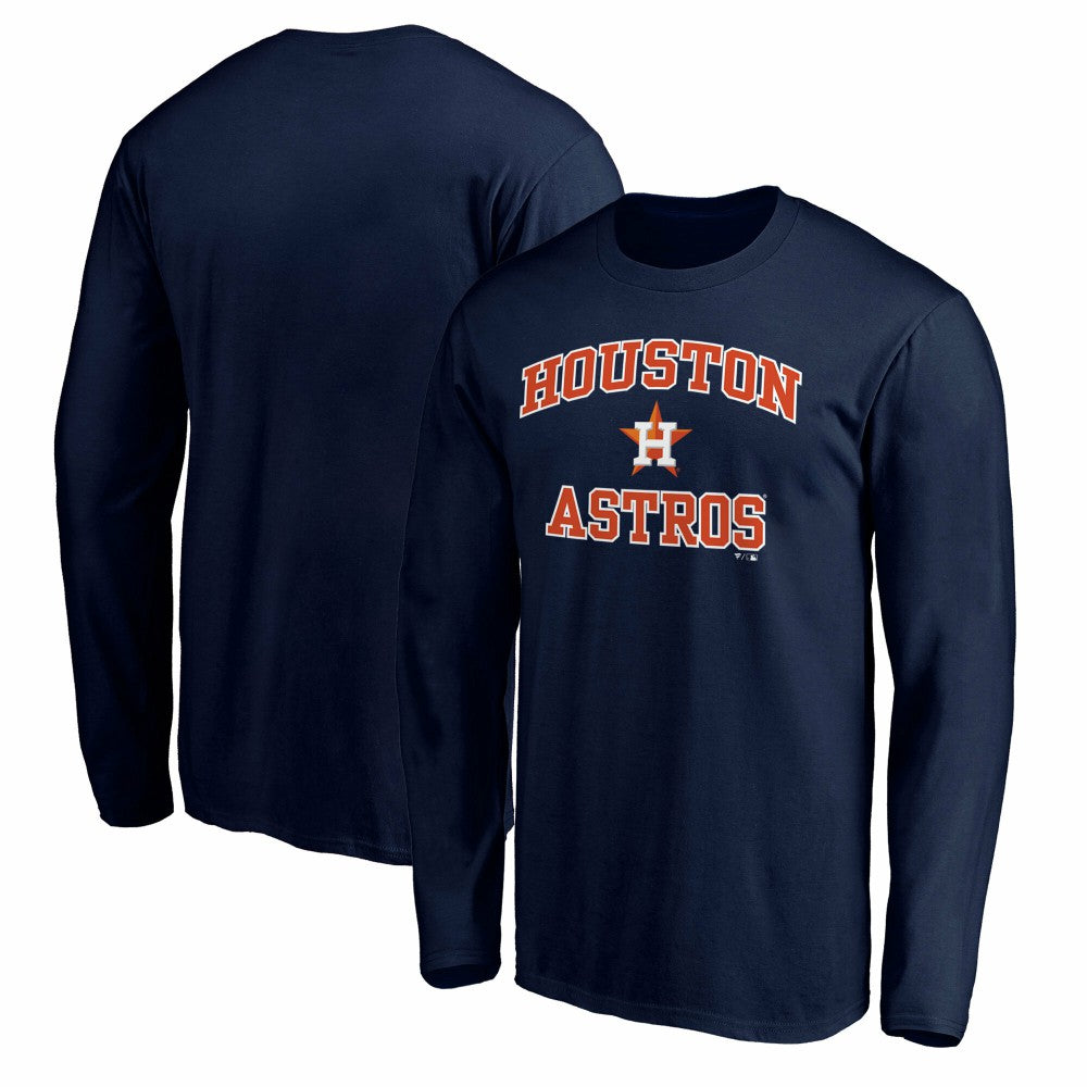 Houston Astros Heart and Soul Long Sleeve T-Shirt Navy