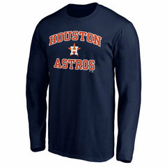 Houston Astros Heart and Soul Long Sleeve T-Shirt Navy