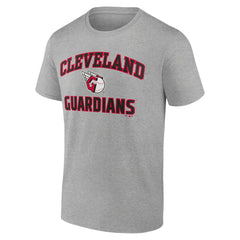 Cleveland Guardians Heart and Soul T-Shirt Heather Gray