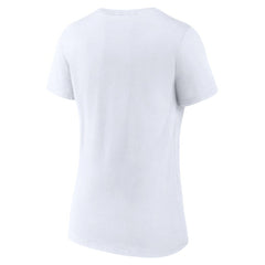 San Diego Padres Women's Heart and Soul V-Neck T-Shirt White