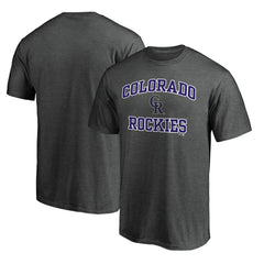 Colorado Rockies Heart & Soul T-Shirt Charcoal