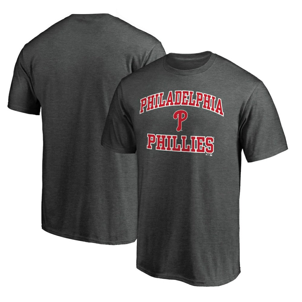 Philadelphia Phillies Heart and Soul T-Shirt Charcoal