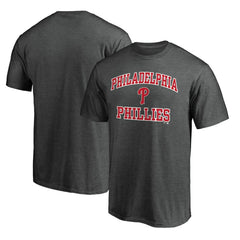 Philadelphia Phillies Heart and Soul T-Shirt Charcoal