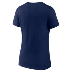 Cleveland Guardians Women's Victory Script Team V-Neck T-Shirt Navy