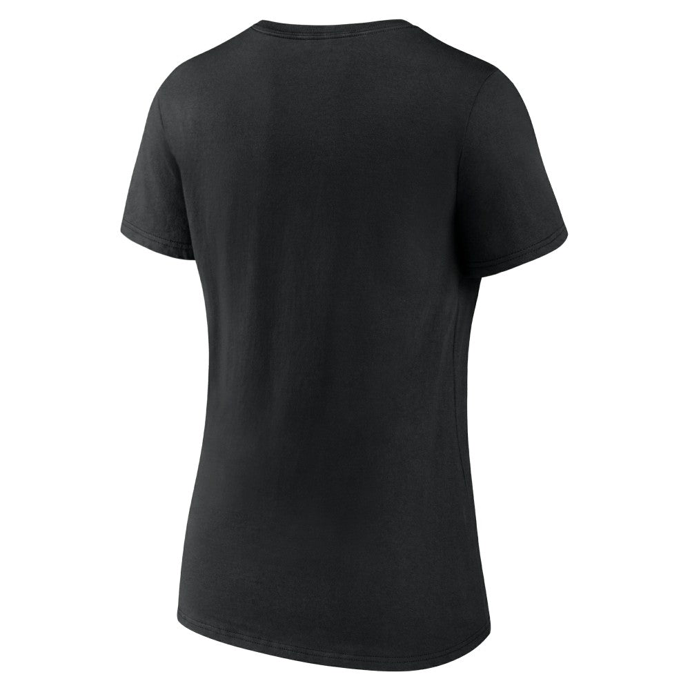 San Francisco Giants Women's Live For It Team V-Neck T-Shirt Black