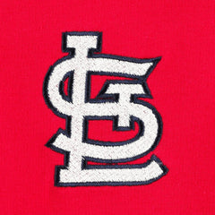 St. Louis Cardinals DKNY Sport Women's Lily V-Neck Pullover Sweatshirt Red