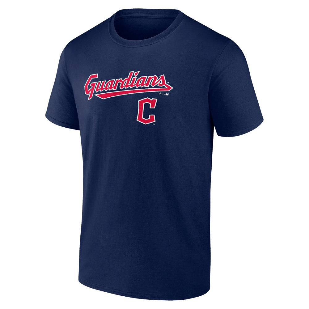 Cleveland Guardians Team Lockup T-Shirt Navy