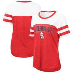 St. Louis Cardinals Touch Women's Setter Lightweight Fitted T-Shirt Red/White