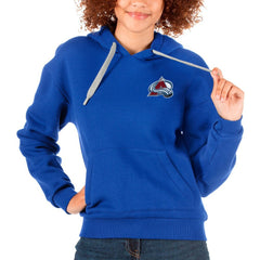 Colorado Avalanche Antigua Women's Victory Pullover Hoodie Royal