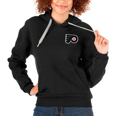 Philadelphia Flyers Antigua Women's Victory Pullover Hoodie Black