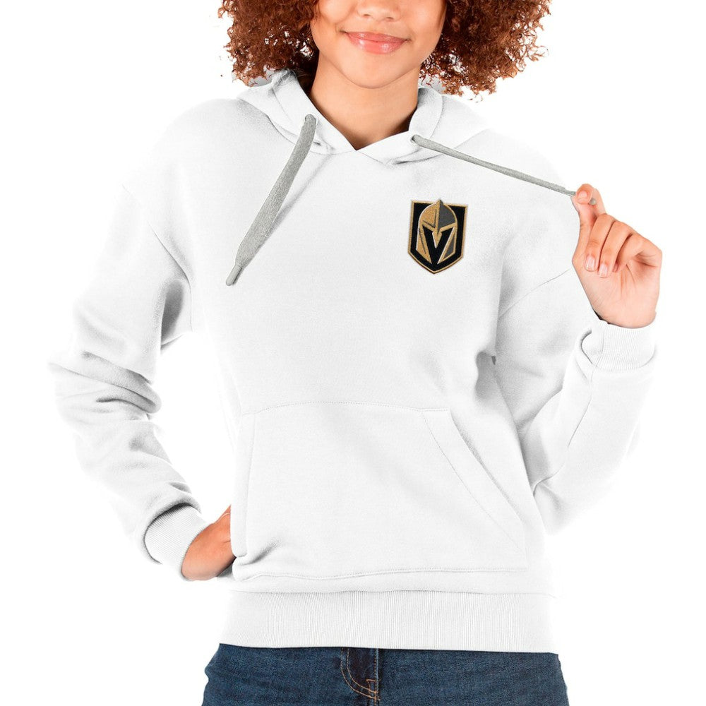 Vegas Golden Knights Antigua Women's Victory Pullover Hoodie White