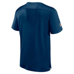 Seattle Kraken Fanatics Authentic Pro Tech T-Shirt Deep Sea Blue
