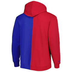 Atlanta Braves Fleece Full-Zip Hoodie Red/Royal | Mitchell & Ness