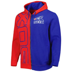 Chicago White Sox Fleece Full-Zip Hoodie Red/Navy | Mitchell & Ness