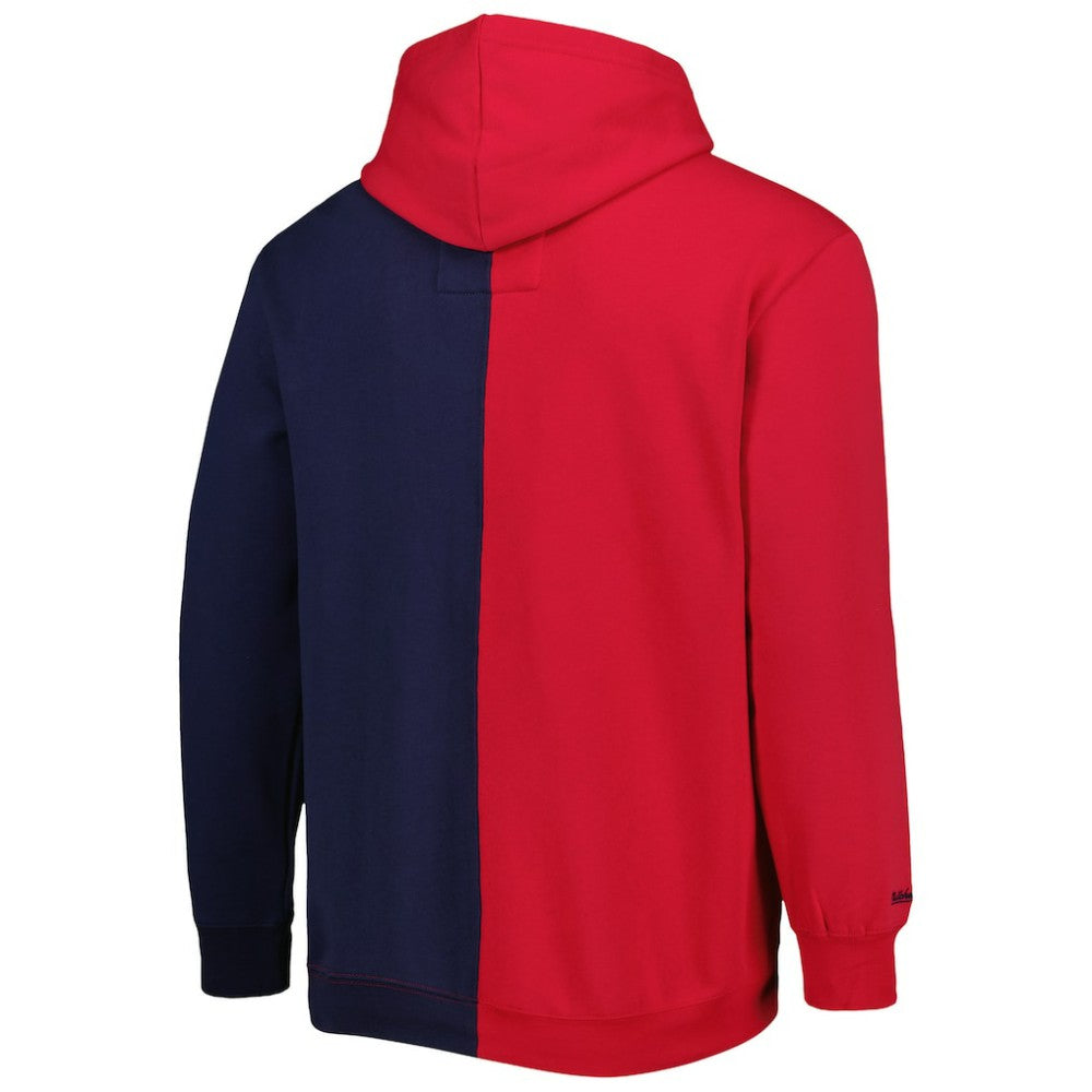 St. Louis Cardinals Fleece Full-Zip Hoodie Red/Navy | Mitchell & Ness