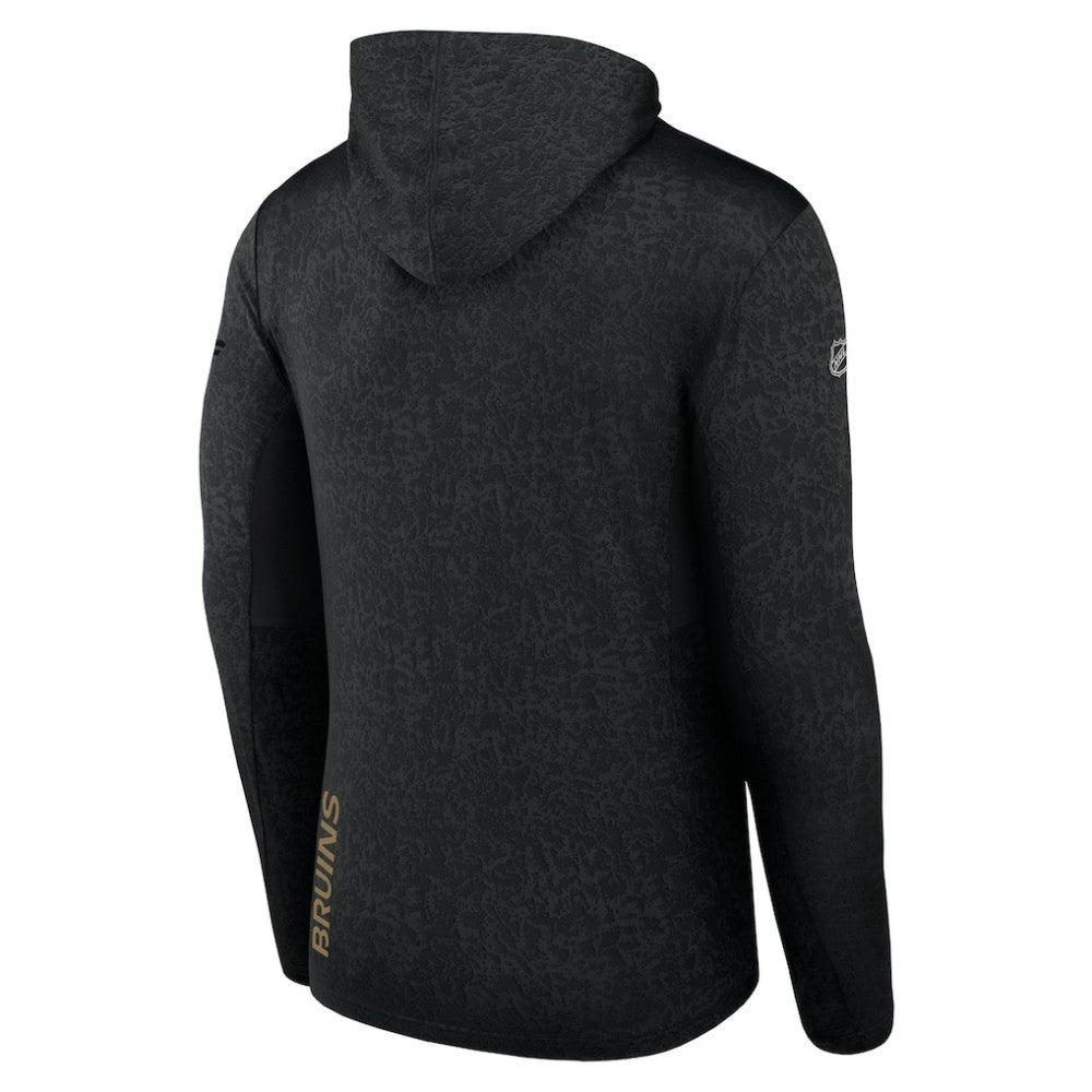 Boston Bruins Fanatics Authentic Pro Lightweight Pullover Hoodie Black