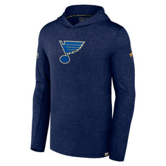 St. Louis Blues Fanatics Authentic Pro Lightweight Pullover Hoodie Navy