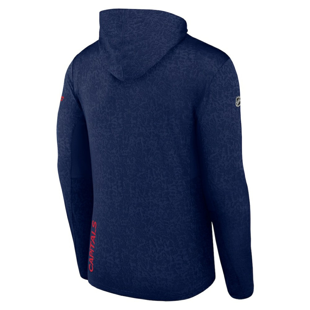 Washington Capitals Fanatics Authentic Pro Lightweight Pullover Hoodie Navy