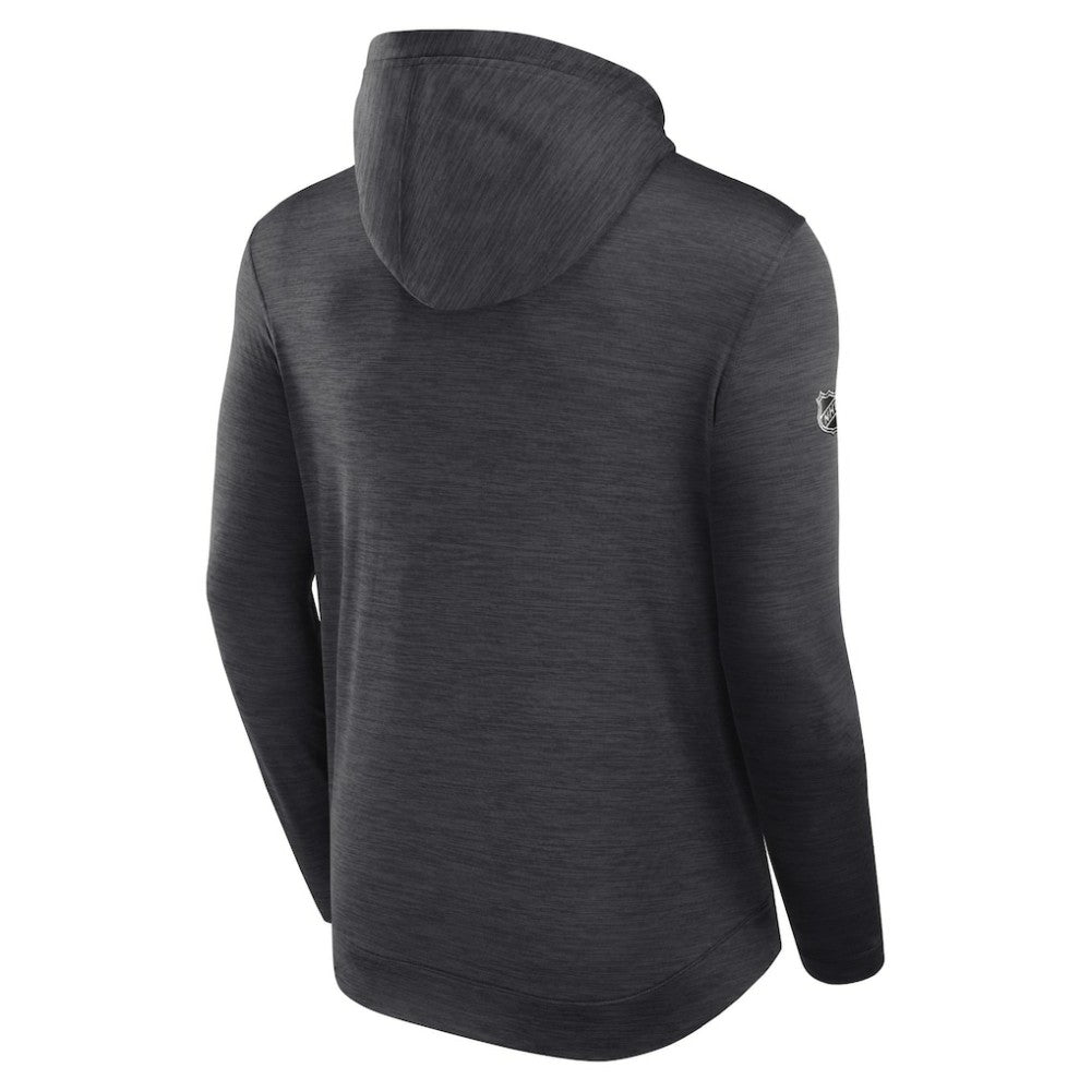 Pittsburgh Penguins Fanatics Authentic Pro Tech Pullover Hoodie Heather Charcoal
