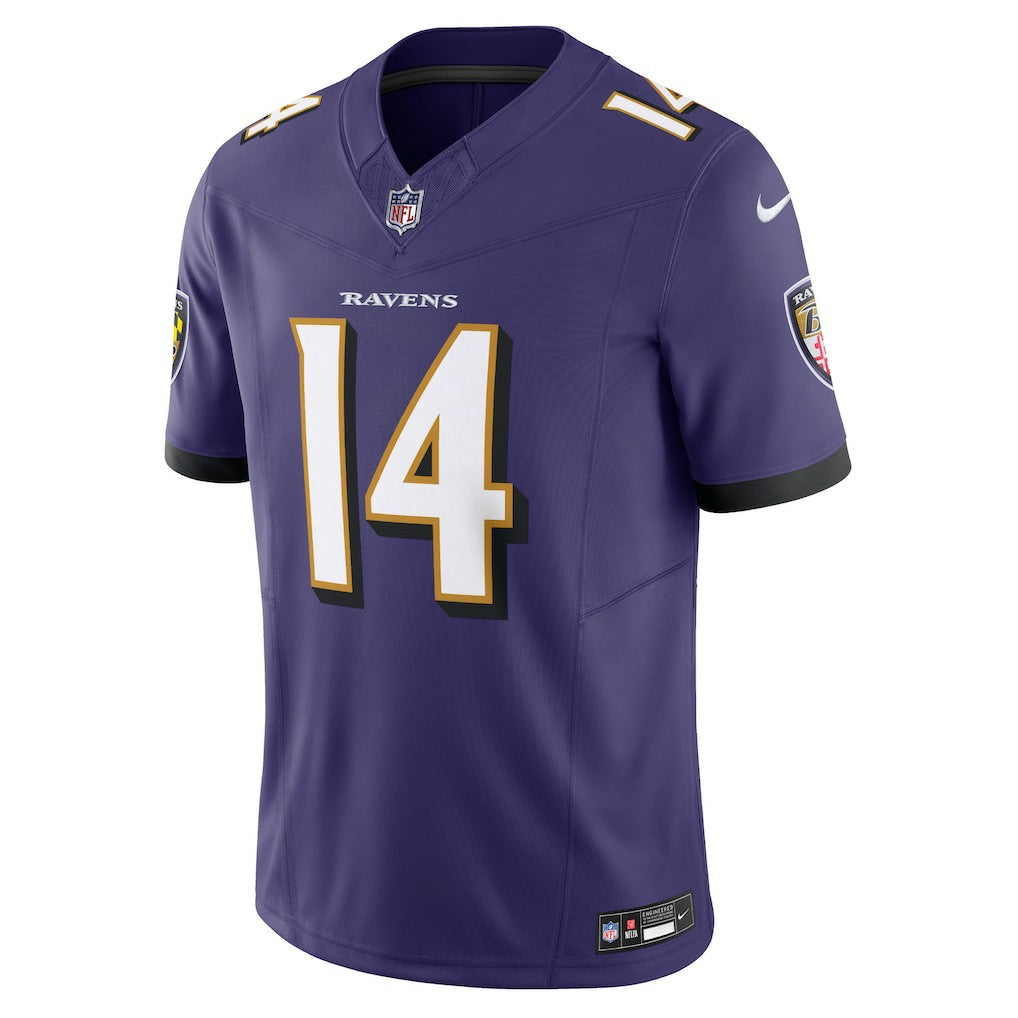 Kyle Hamilton Baltimore Ravens Vapor F.U.S.E. Limited Jersey - Purple