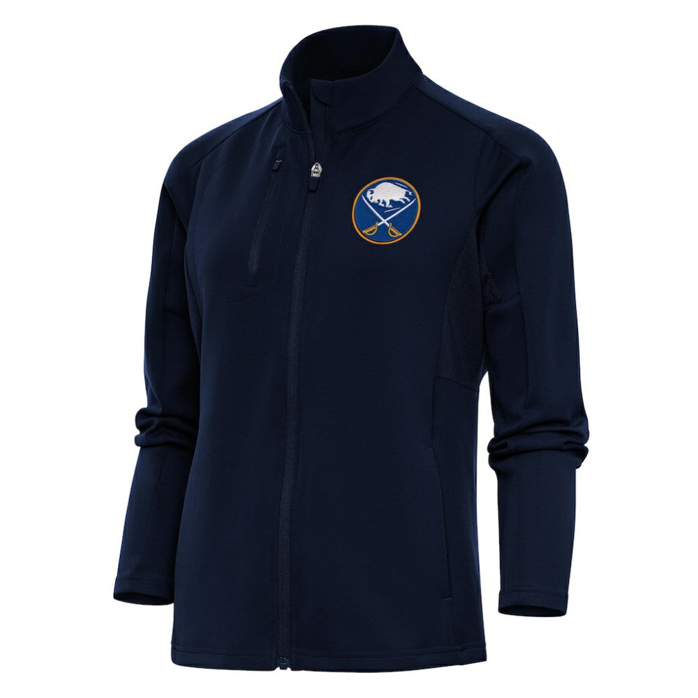 Buffalo Sabres Antigua Women's Team Logo Generation Full-Zip Jacket Navy