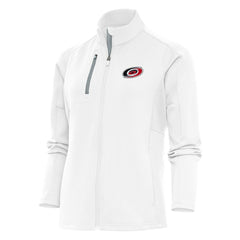 Carolina Hurricanes Antigua Women's Team Logo Generation Full-Zip Jacket White