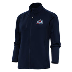 Colorado Avalanche Antigua Women's Team Logo Generation Full-Zip Jacket Navy