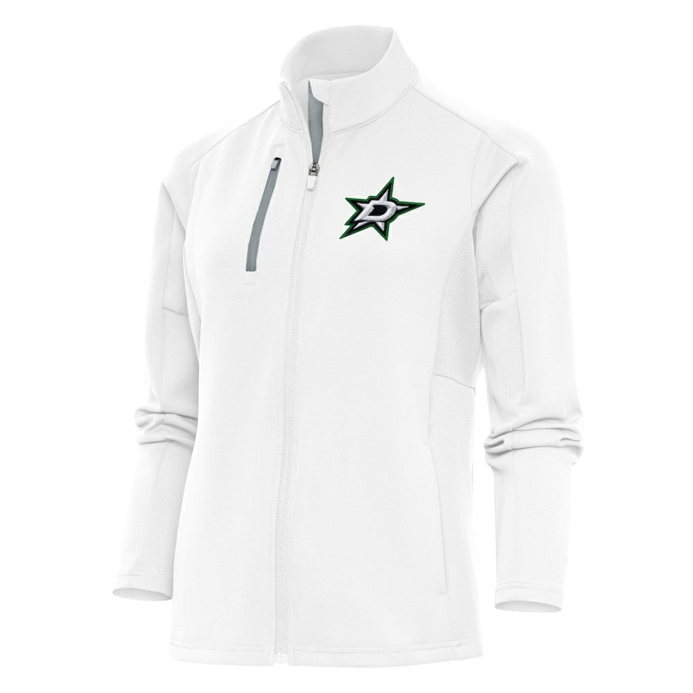Dallas Stars Antigua Women's Team Logo Generation Full-Zip Jacket White